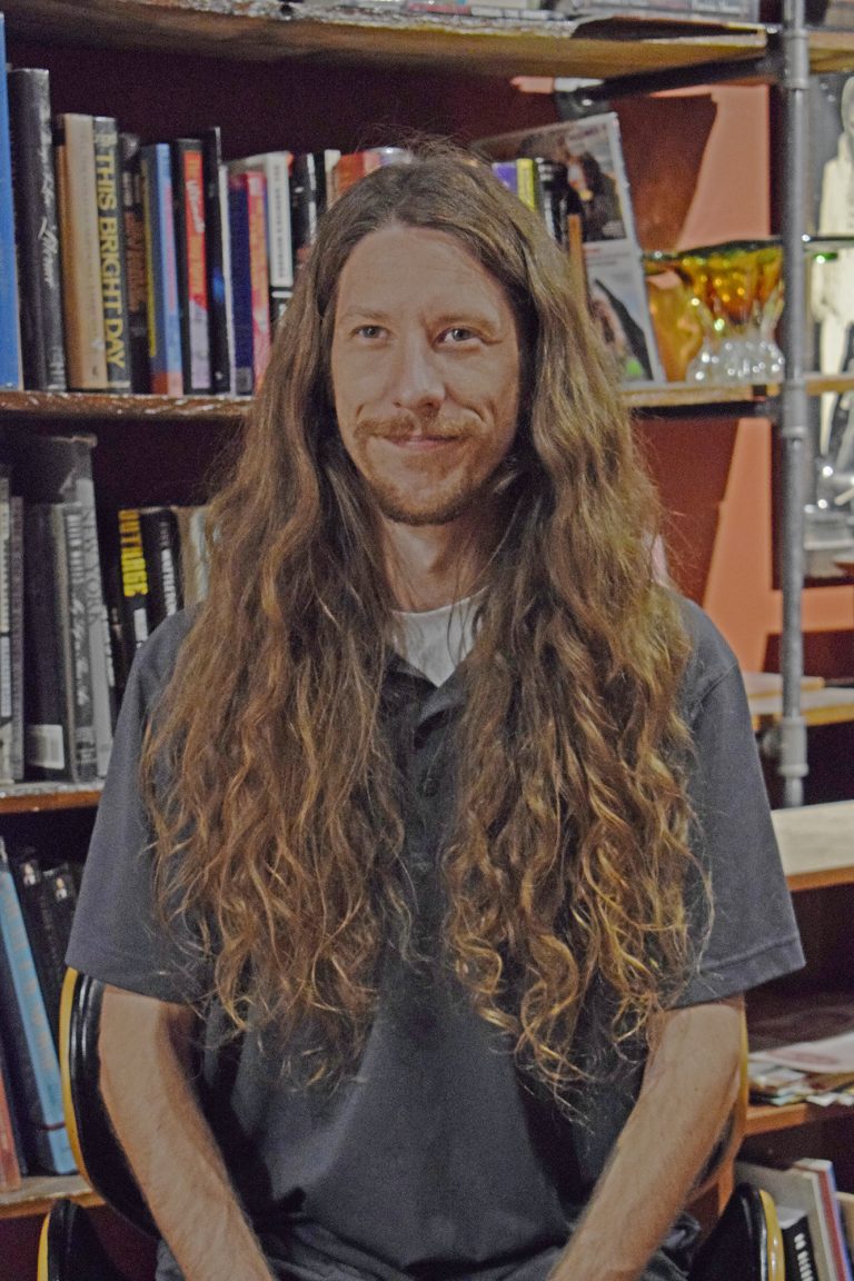 Trinidad City Council candidate Ryan Dornan, owner of the Trinidad Tech Shop, is seen in a downtown Trinidad coffee house Aug. 22. Benjamin Mandile / The Chronicle-News